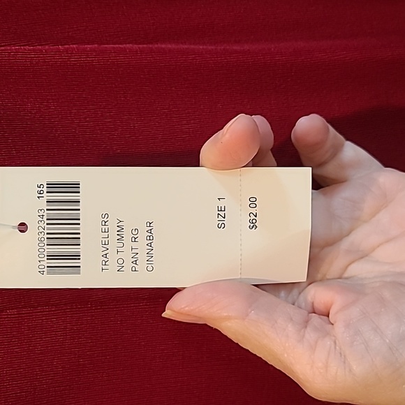 Chico's Travelers red Pants - Picture 7 of 8